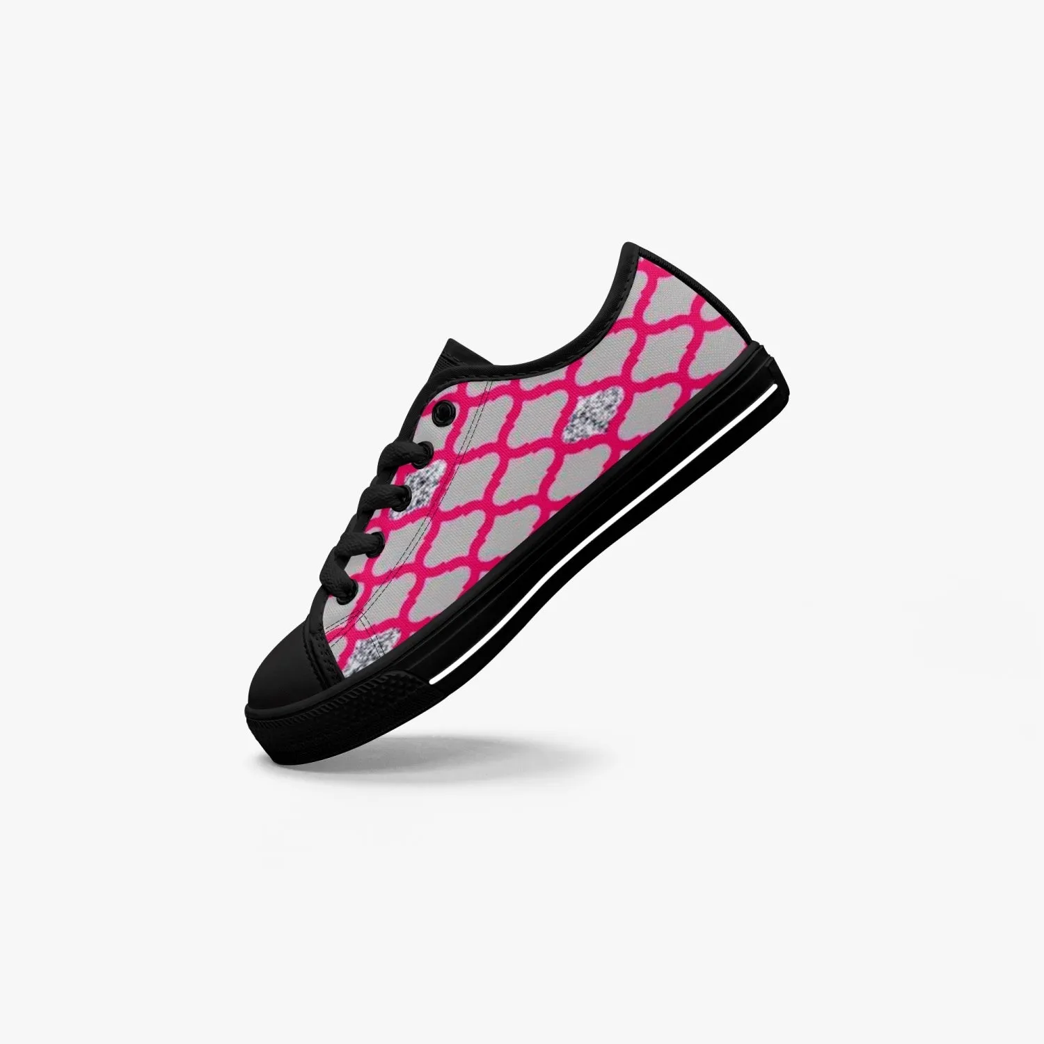 421.Kid’s Low-Top Canvas Shoes-Black