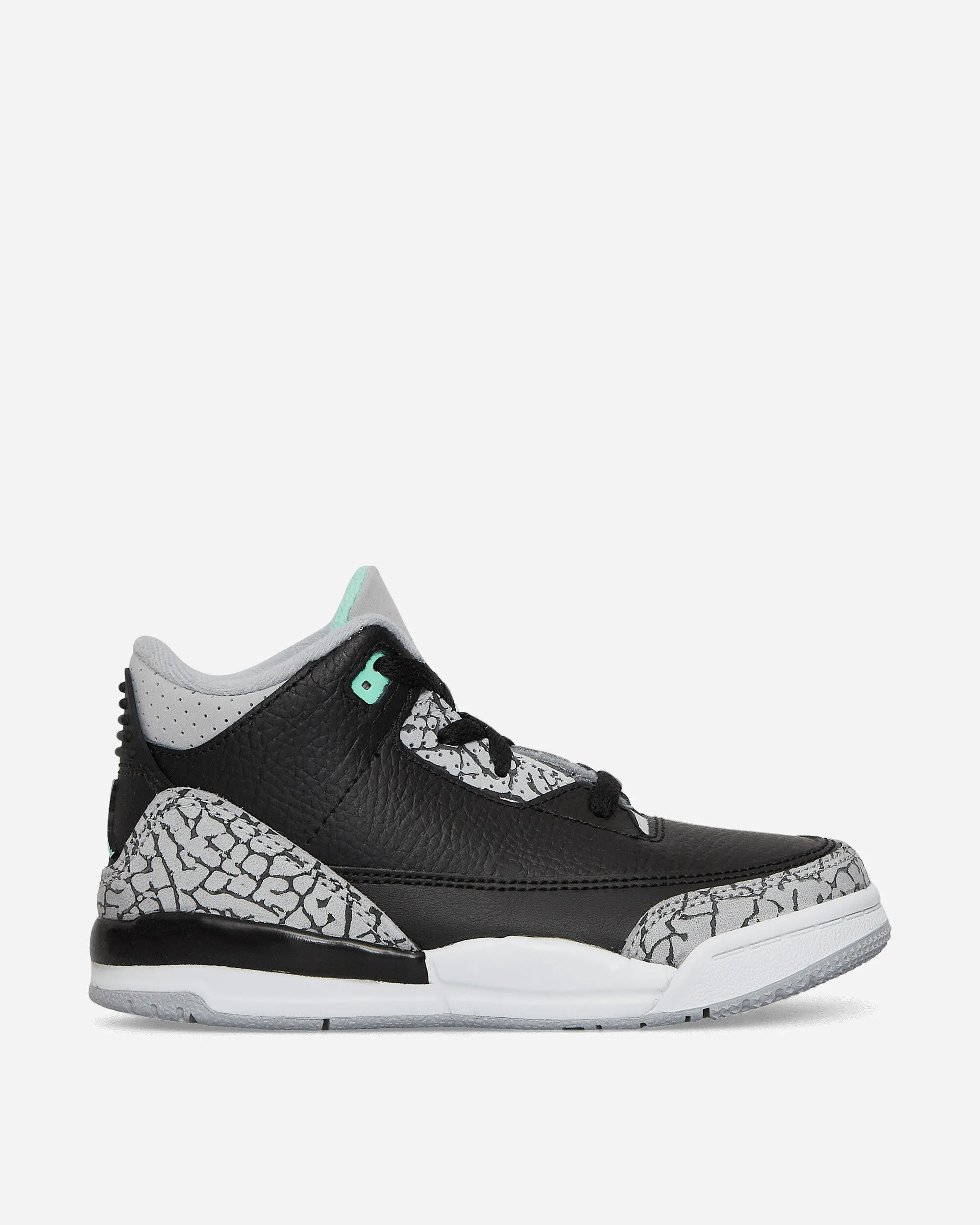 Air Jordan 3 Retro (TD) Sneakers Black / Green Glow