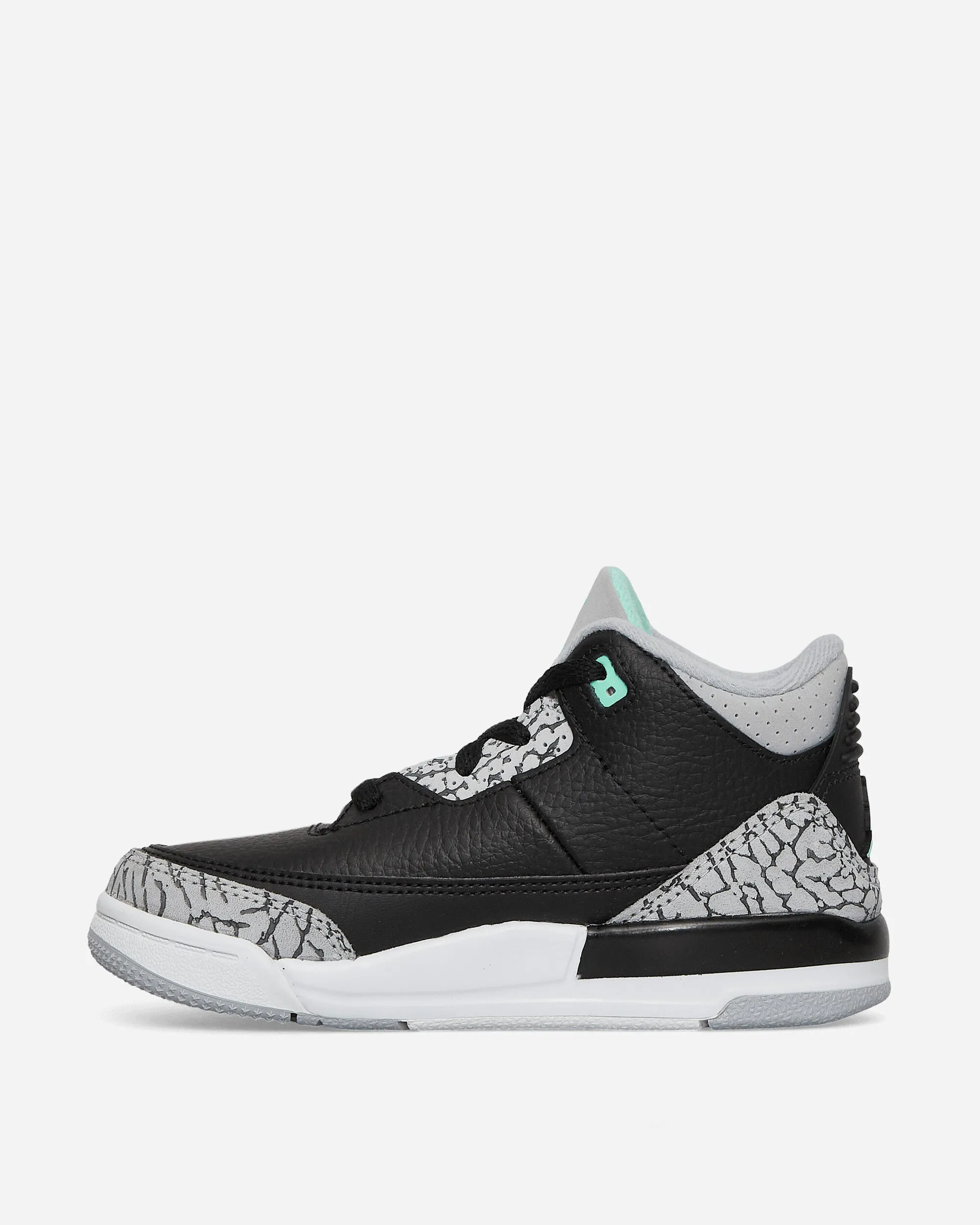 Air Jordan 3 Retro (TD) Sneakers Black / Green Glow