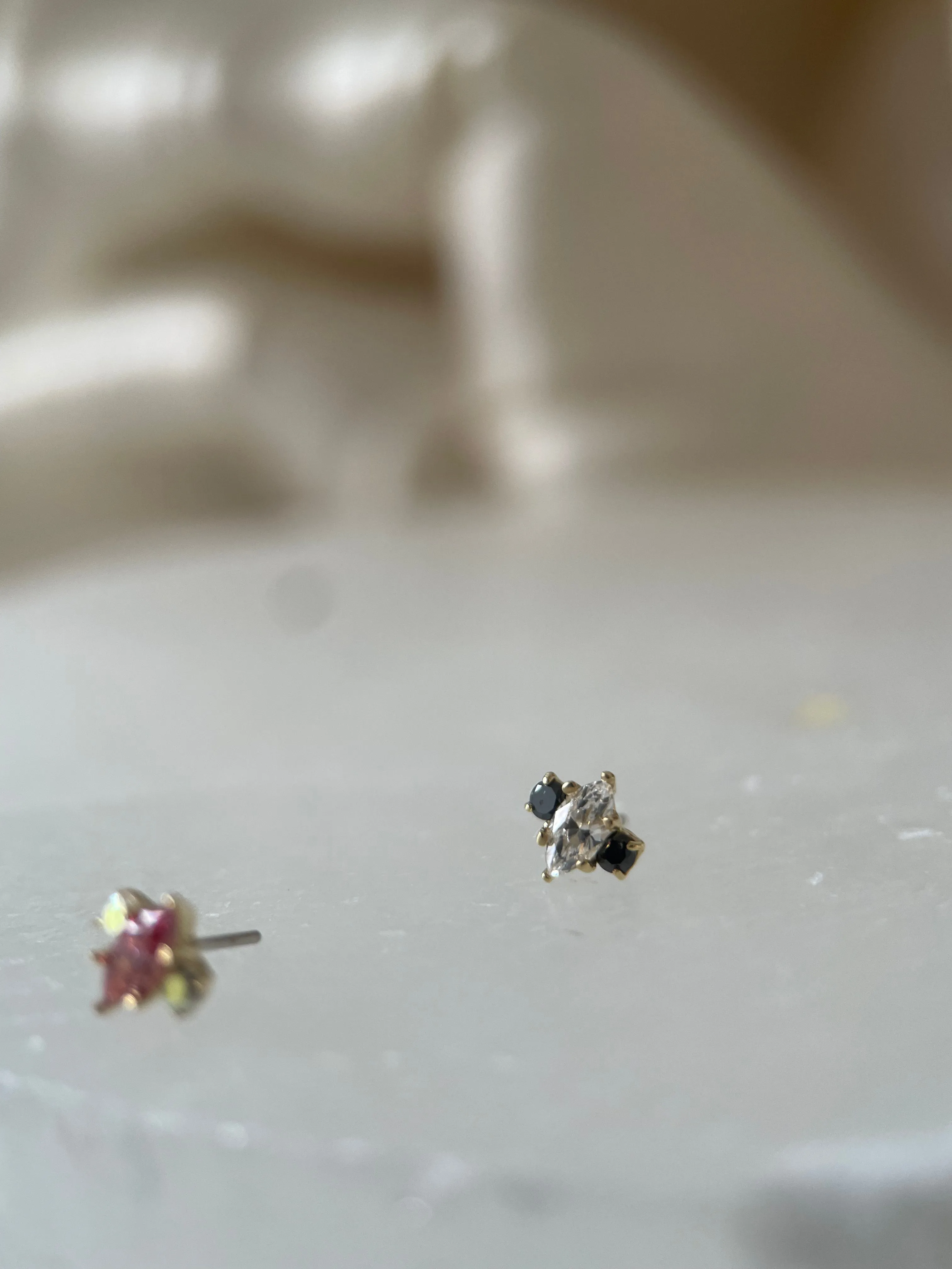 Anatometal Marquise with Side Accents