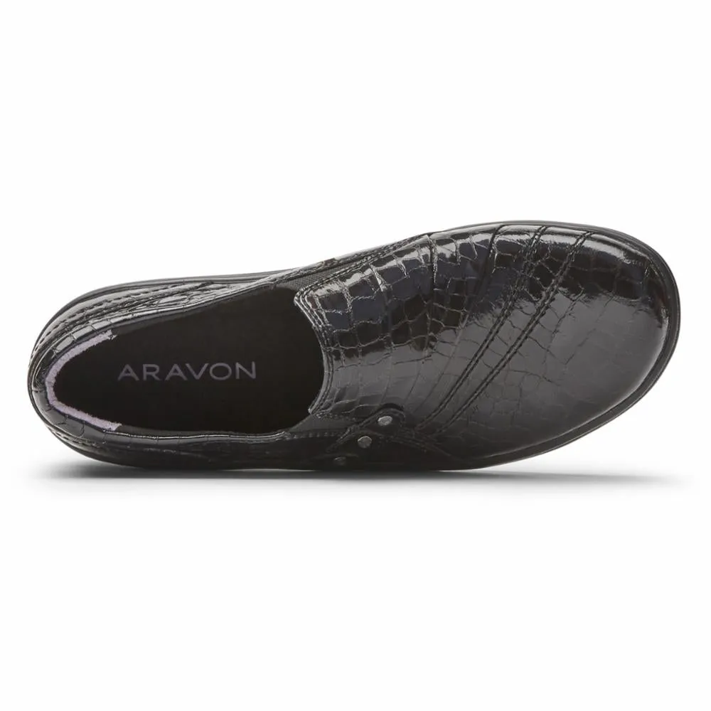 Aravon DUXBURY DANIELLE-AR BLACK CROCO