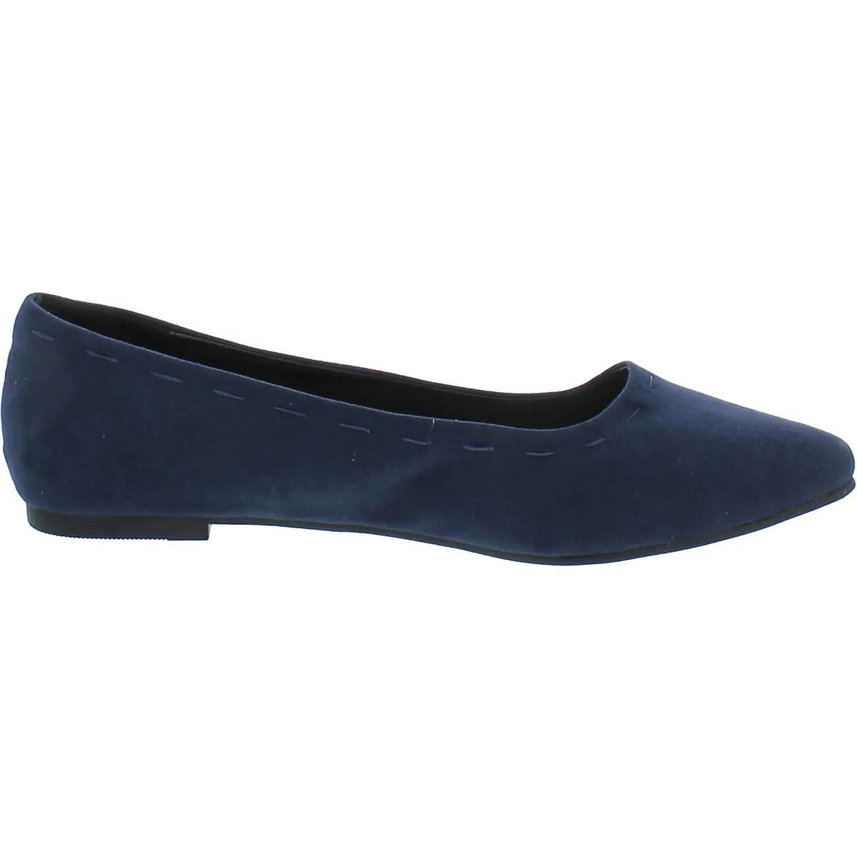 Ataiwee Womens Faux Suede Slip-On Ballet Flats