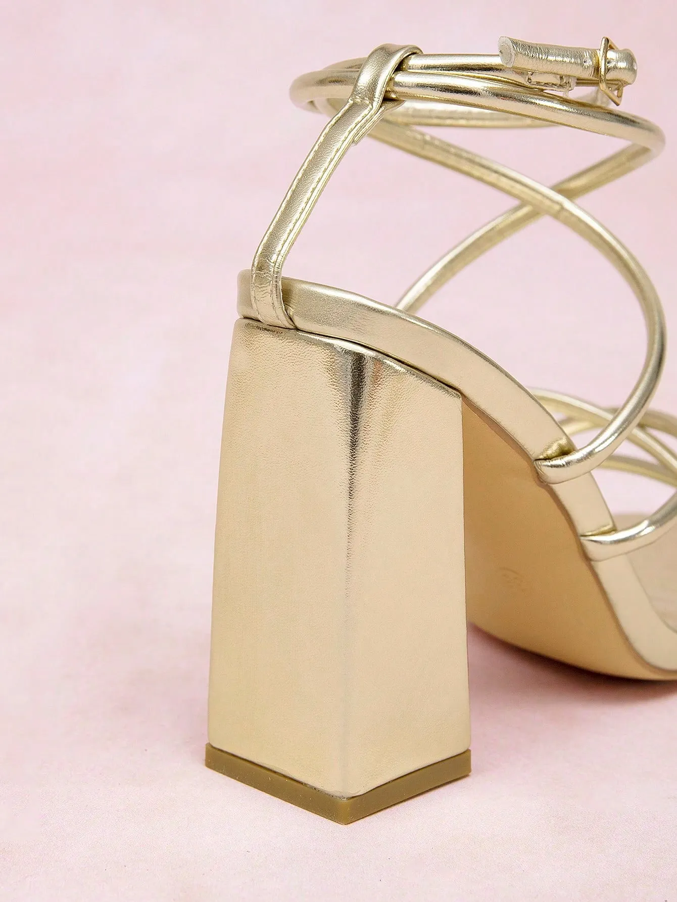 CUCCOO CURVES Cuccoo Women's Fashion Chunky Heel Strap Sandals Vacation Shoes Summer Sale