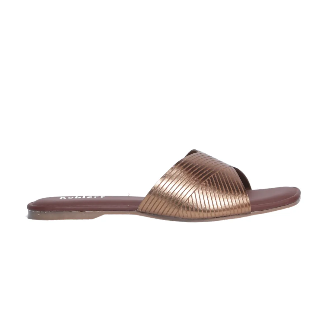 Gold Casual Flats