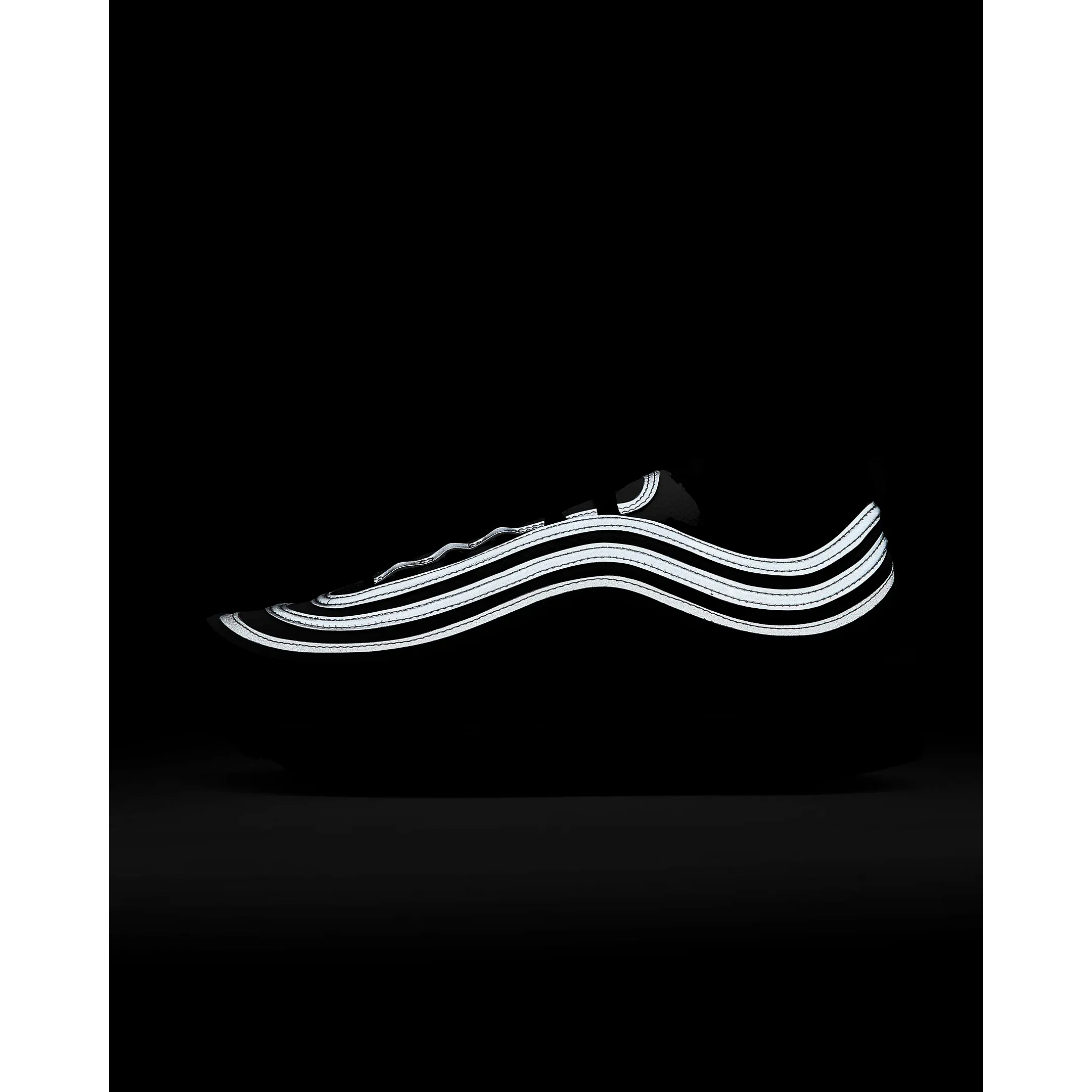 Nike Men's Air Max 97 Shoes - Black / Reflect Silver / Metallic Silver / White