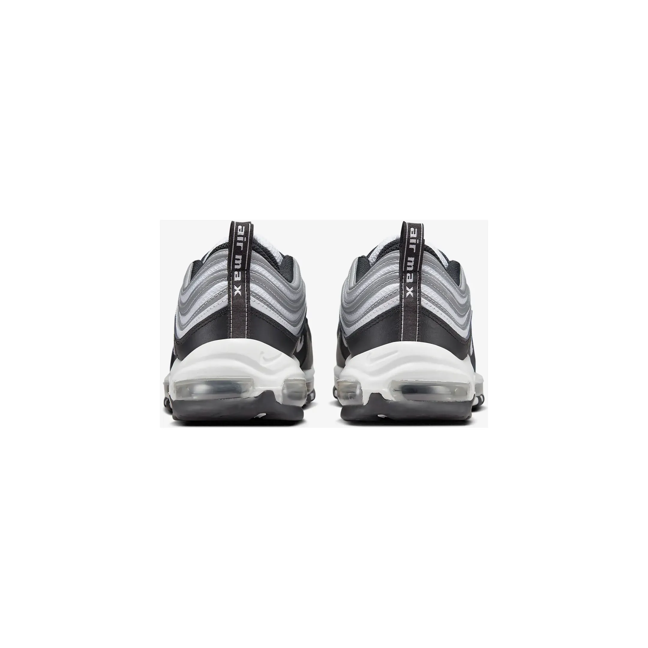 Nike Men's Air Max 97 Shoes - Black / Reflect Silver / Metallic Silver / White