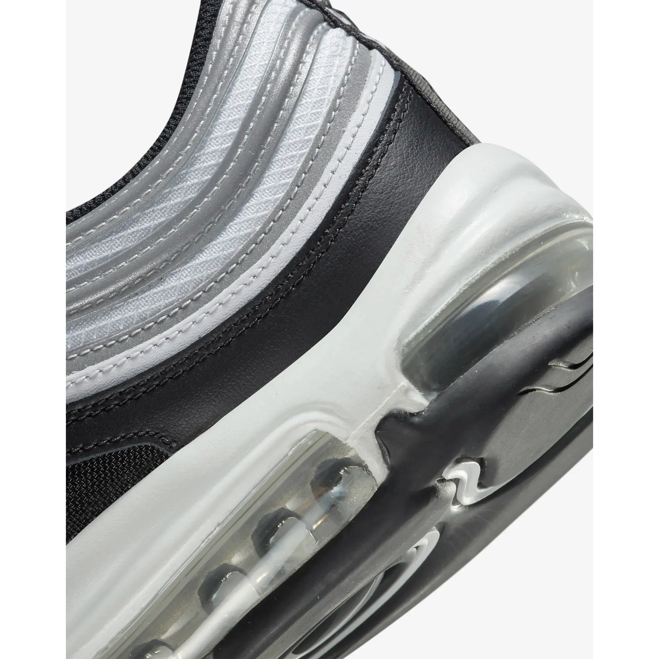 Nike Men's Air Max 97 Shoes - Black / Reflect Silver / Metallic Silver / White