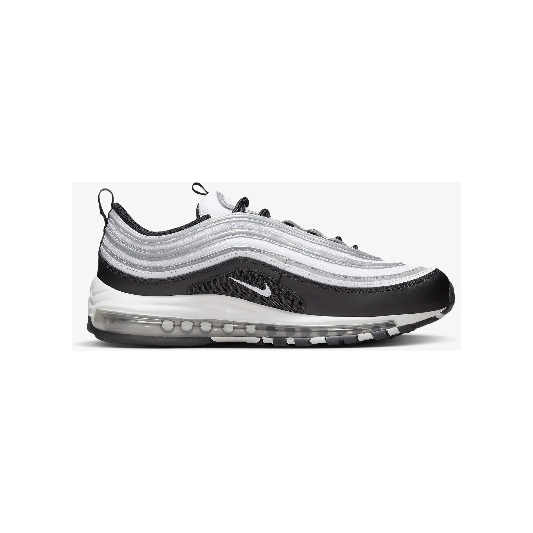 Nike Men's Air Max 97 Shoes - Black / Reflect Silver / Metallic Silver / White