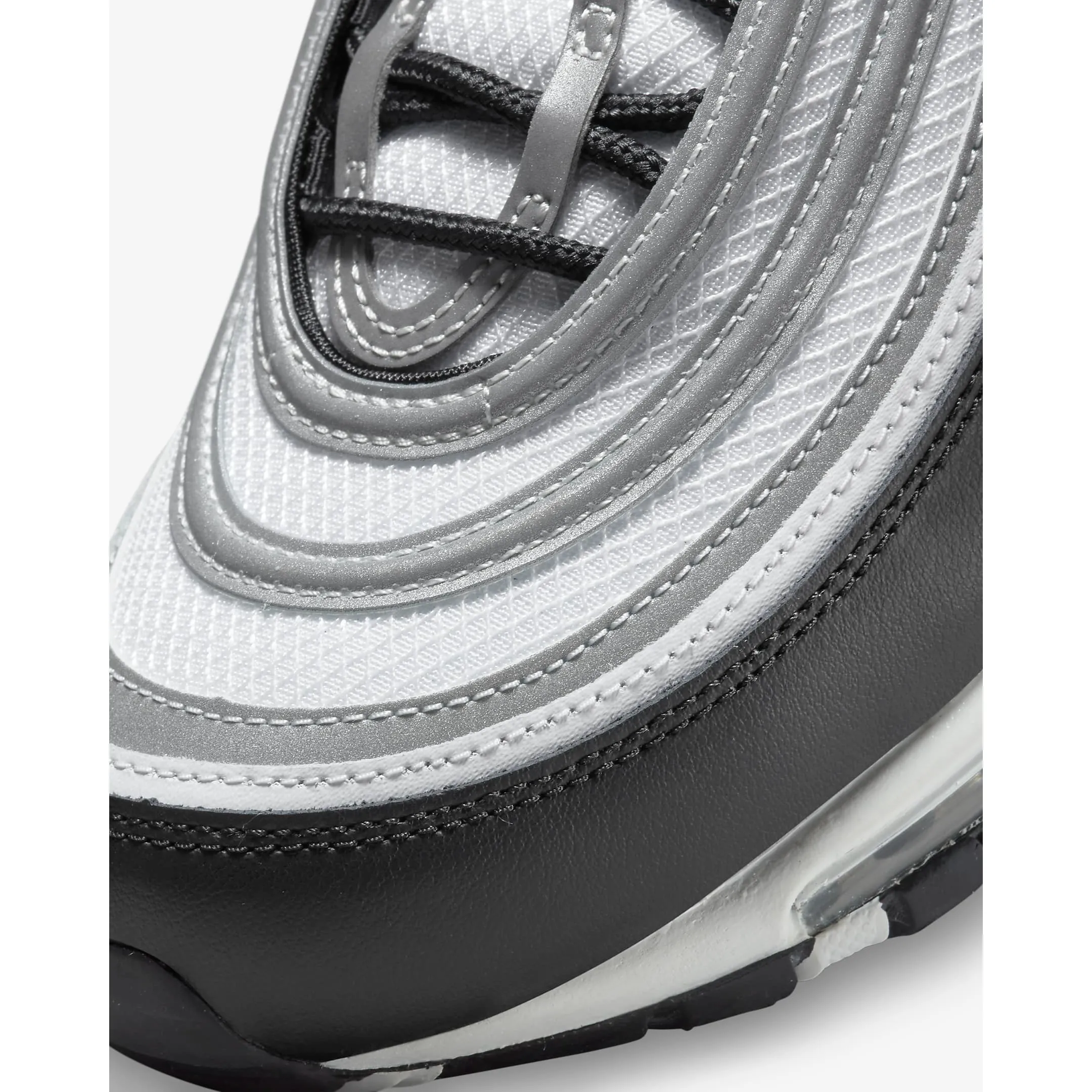 Nike Men's Air Max 97 Shoes - Black / Reflect Silver / Metallic Silver / White
