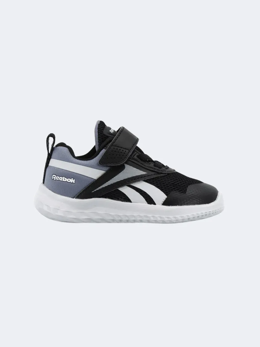 Reebok Rush Runner 5 Infant-Boys Running Shoes Black /Grey/White