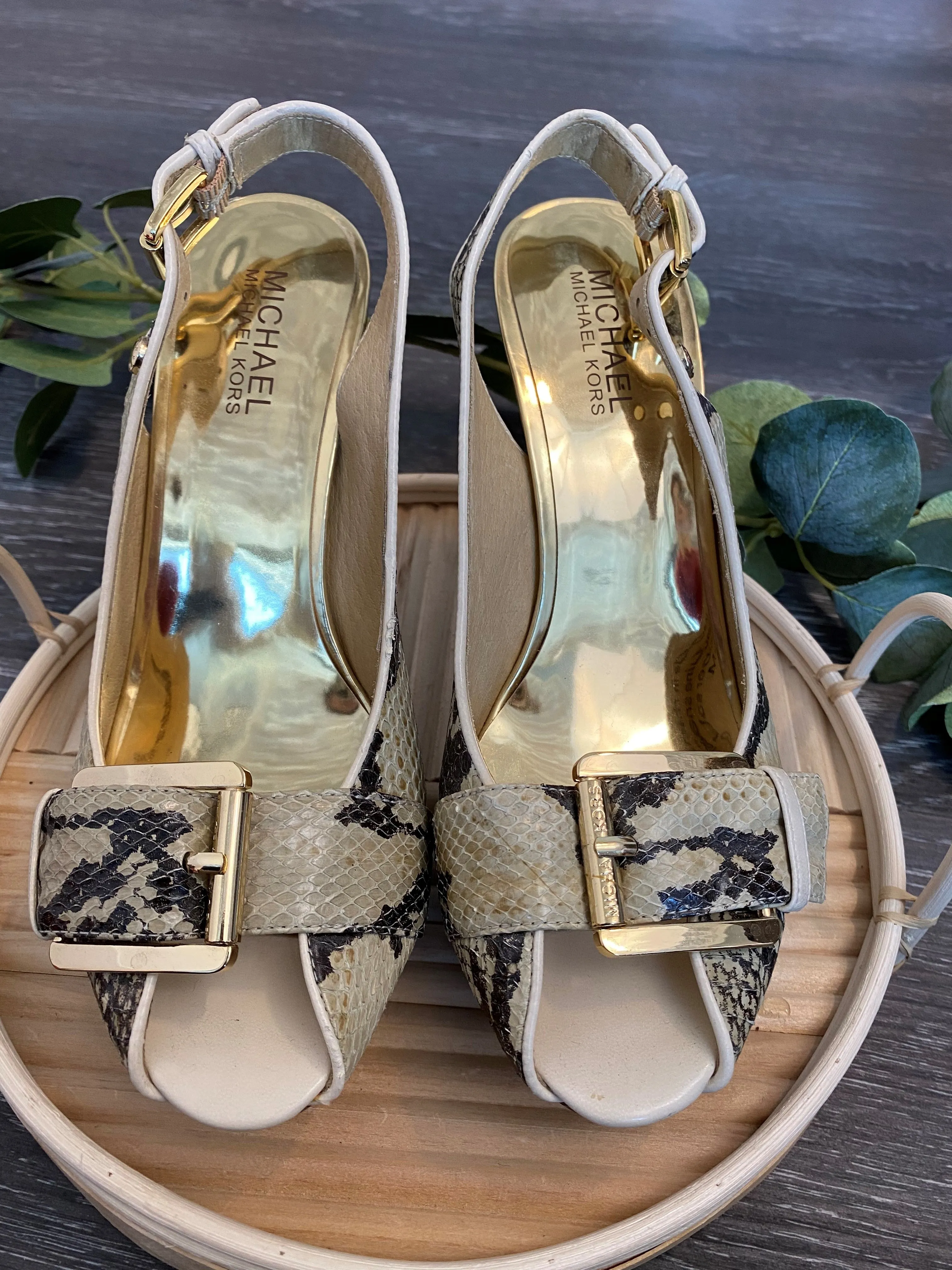 Snake Skin Heels
