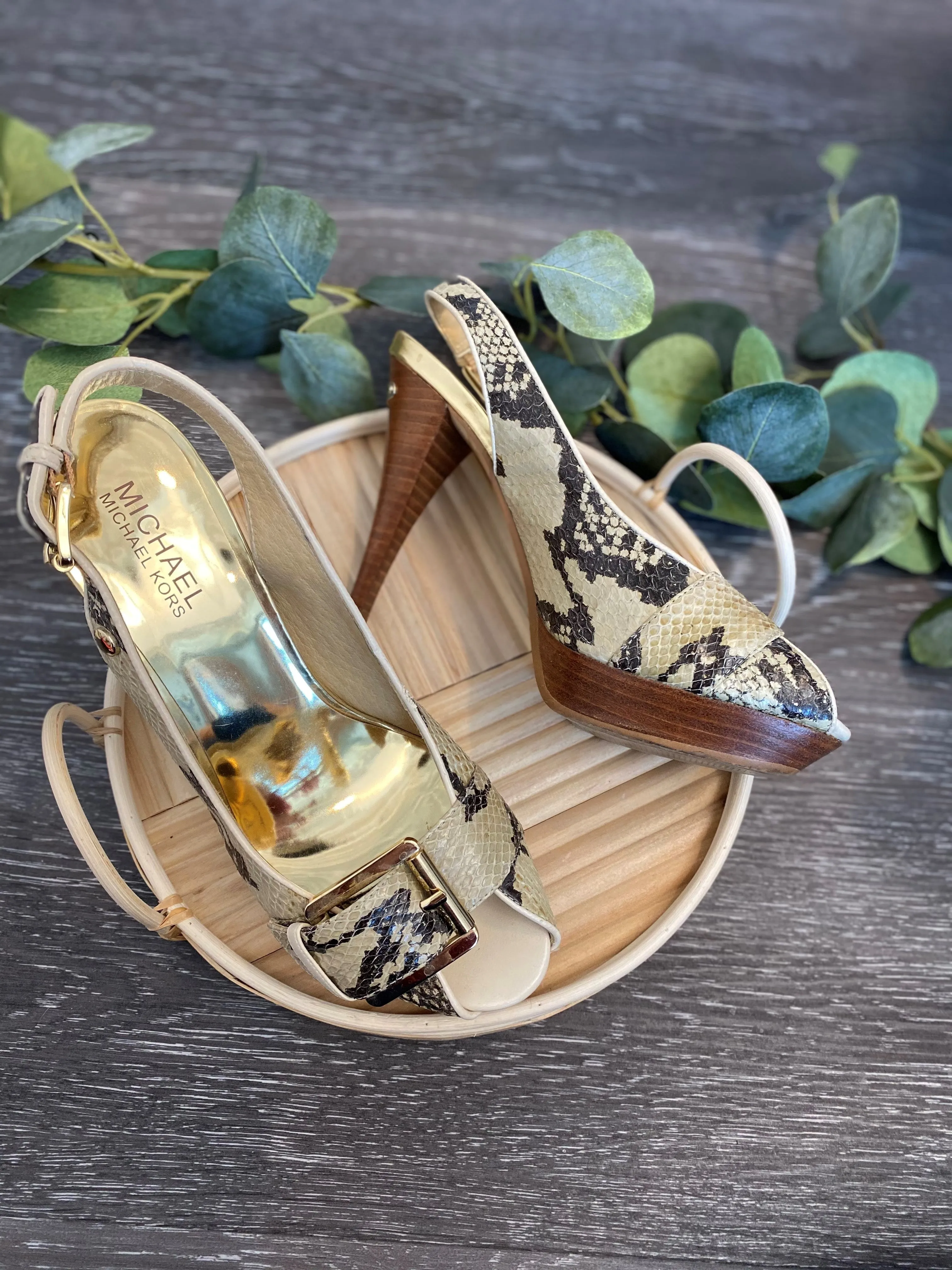 Snake Skin Heels